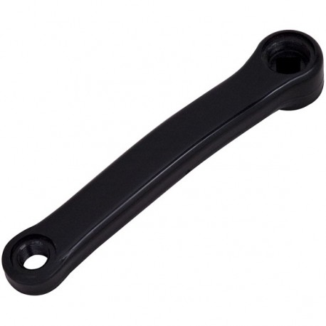 Ľavá kľuka oceľ/plast 170mm čierna