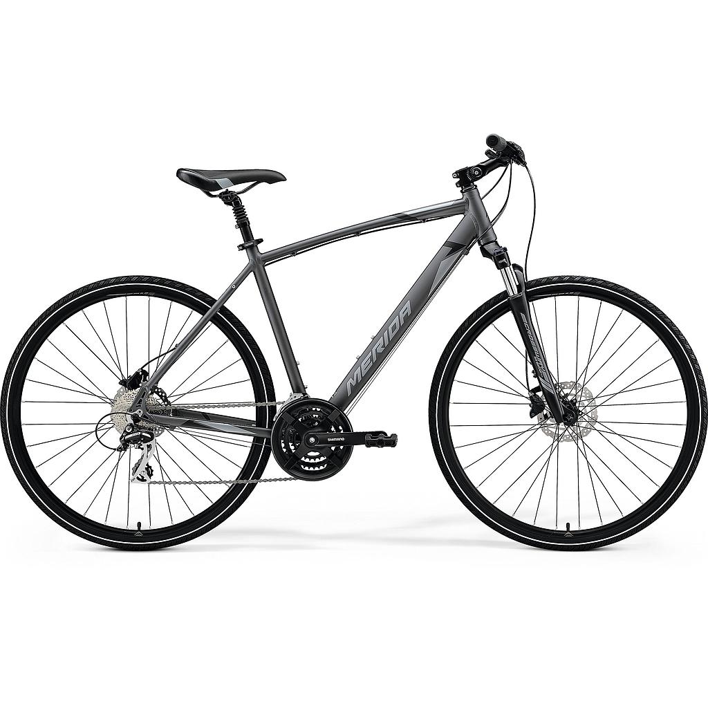 Bicykel Merida Crossway 20-D M/L pánsky antracit