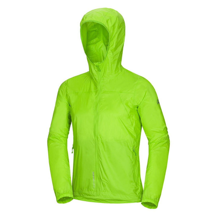 Pánska nepremokavá bunda Northfinder Northcover zbaliteľná 2L zelená 2XL