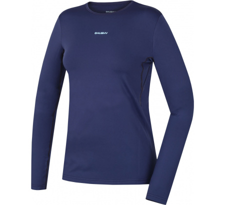 Dámske termo tričko Husky Active Winter Long s dlhými rukávmi modré XL