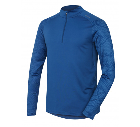 Pánsky rolák Husky Active Winter s dlhými rukávmi a zipsom modrý XL